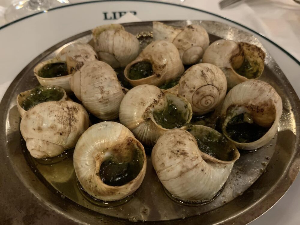 Brasserie LIPP, lumache alla Bourguignonne