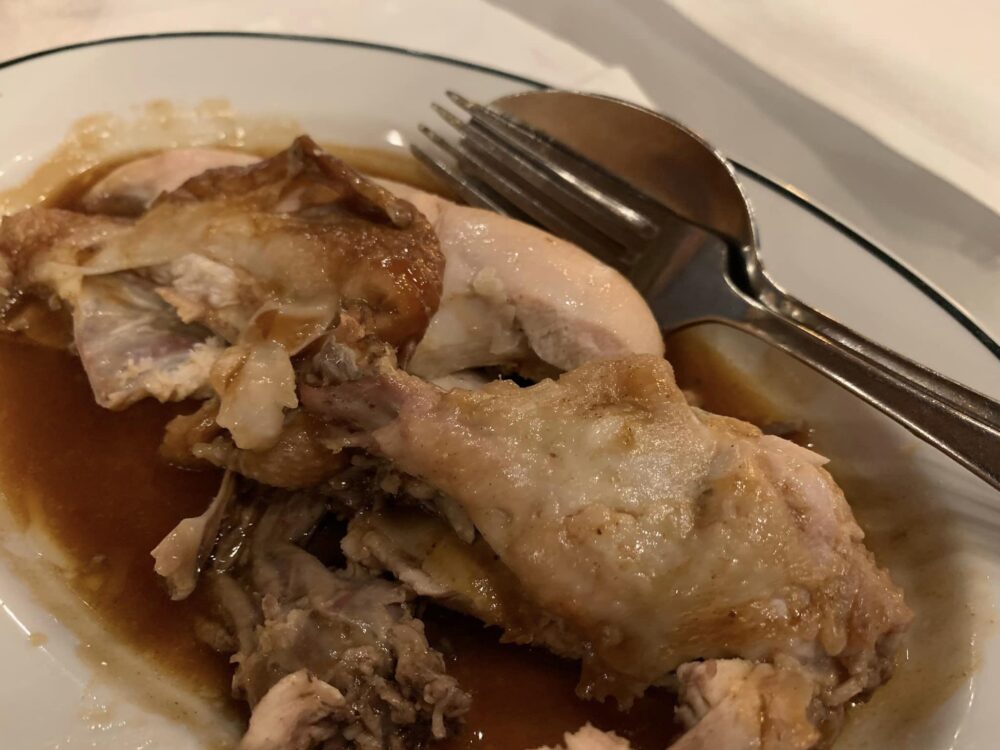 Brasserie LIPP, il pollo arrosto