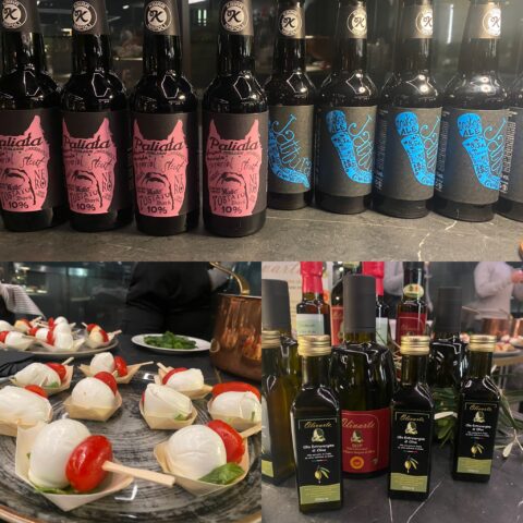 Birrificio Kbirr Napoli - Mozzarella Caseificio La Morgesina e oli extravergine Olivarte