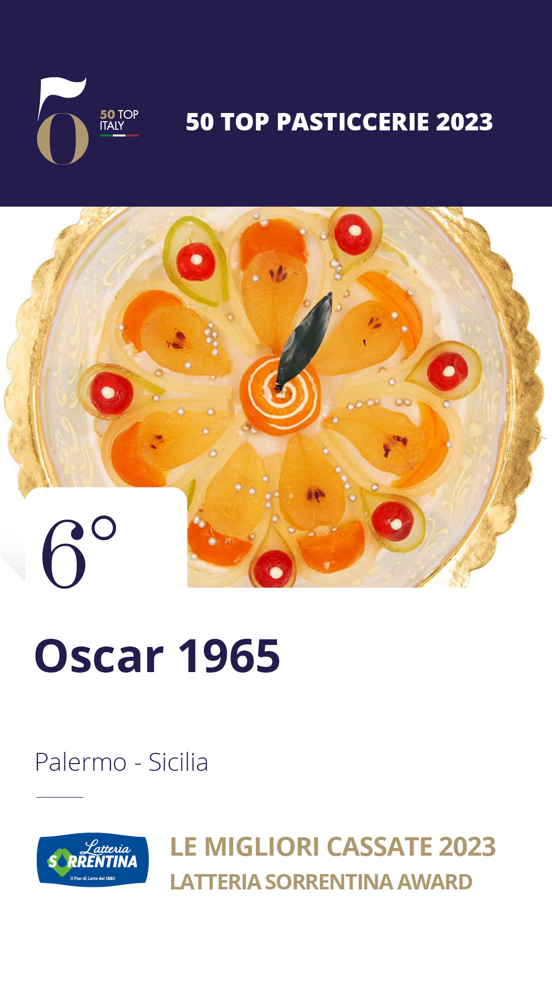 6 - Oscar 1965 - Palermo, Sicilia