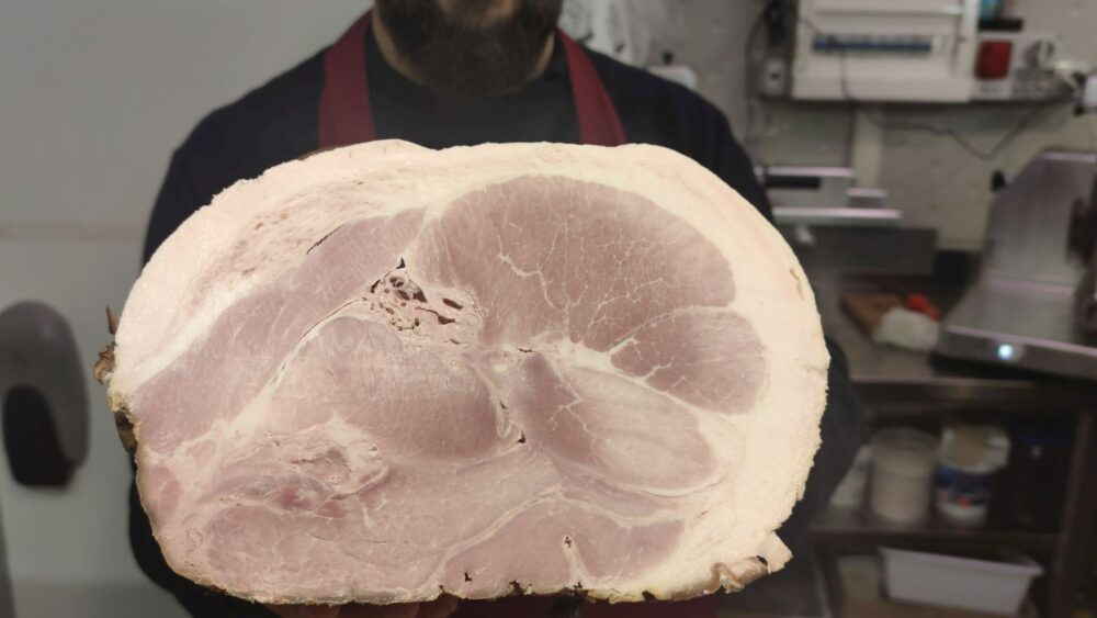 Pork'n'Roll al Mercato Trionfale- prosciutto cotto affumicato