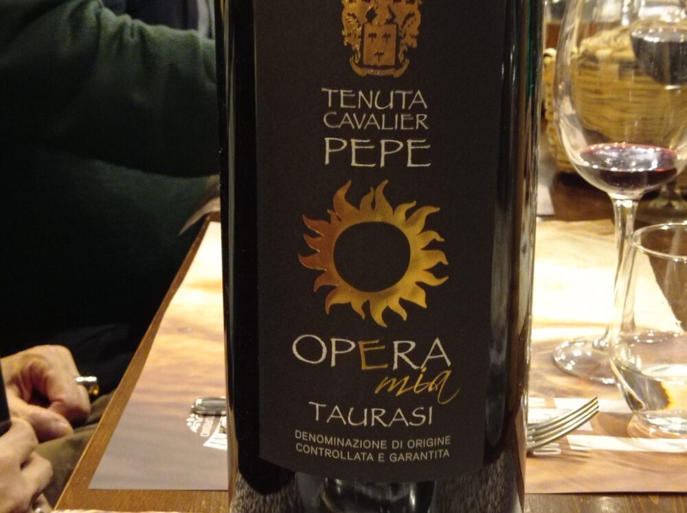 Taurasi Opera Mia Docg 2007 Tenuta Cavalier Pepe