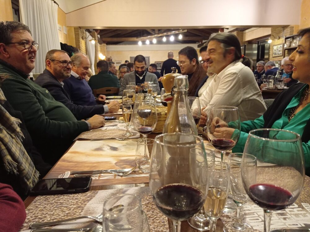 Tavolata all'Agriturismo I Moresani