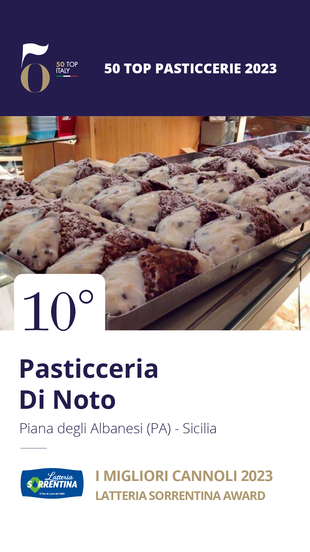 10. Pasticceria Di Noto - Piana degli Albanesi (PA), Sicilia