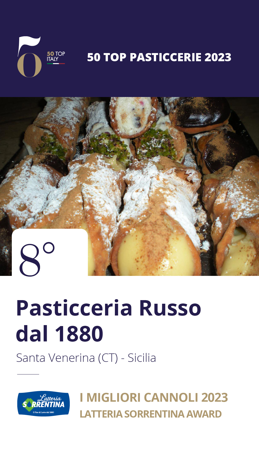 8. Pasticceria Russo dal 1880 - Santa Venerina (CT), Sicilia