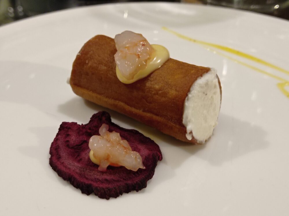 Vineria La Barbatella Cannolo di pane con crema di ricotta