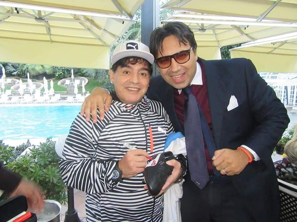 Maradona e Antonio Luise