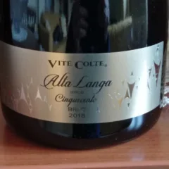 Alta Langa Cinquecento Spumante Bianco Brut Metodo Classicio 2018 Vite Colte
