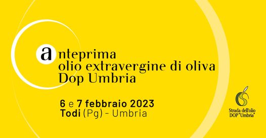 Anteprima Olio Extra Vergine di Oliva DOP Umbria