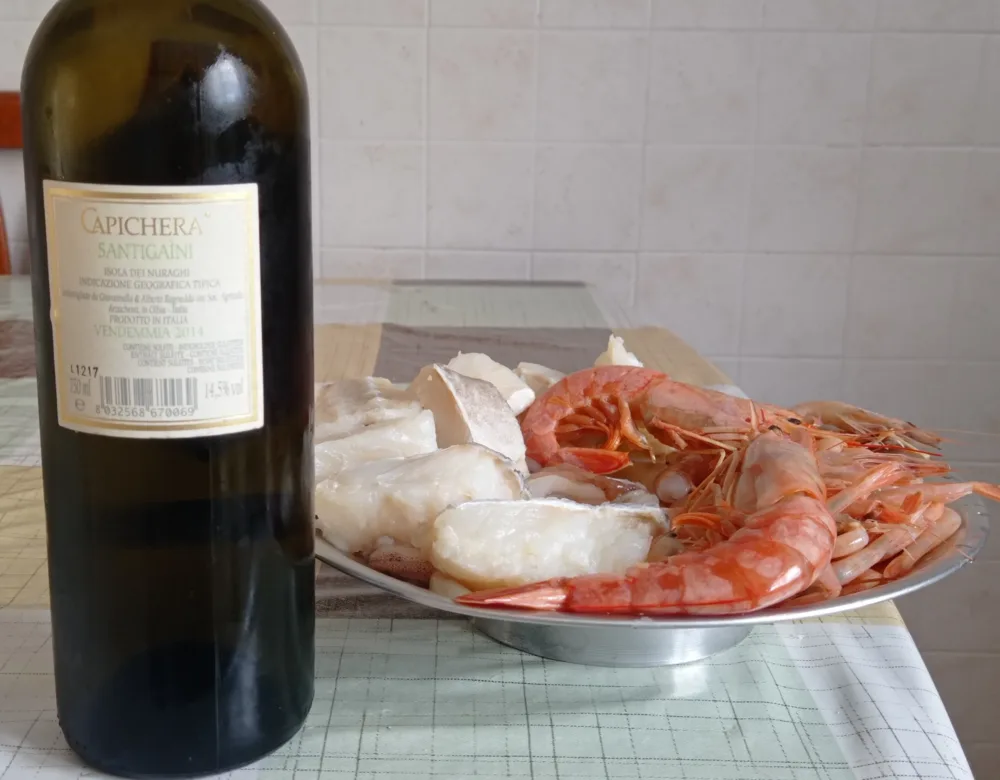 Controetichetta Santigaini Vermentino Isola dei Nuraghi Igt 2014 Capichera