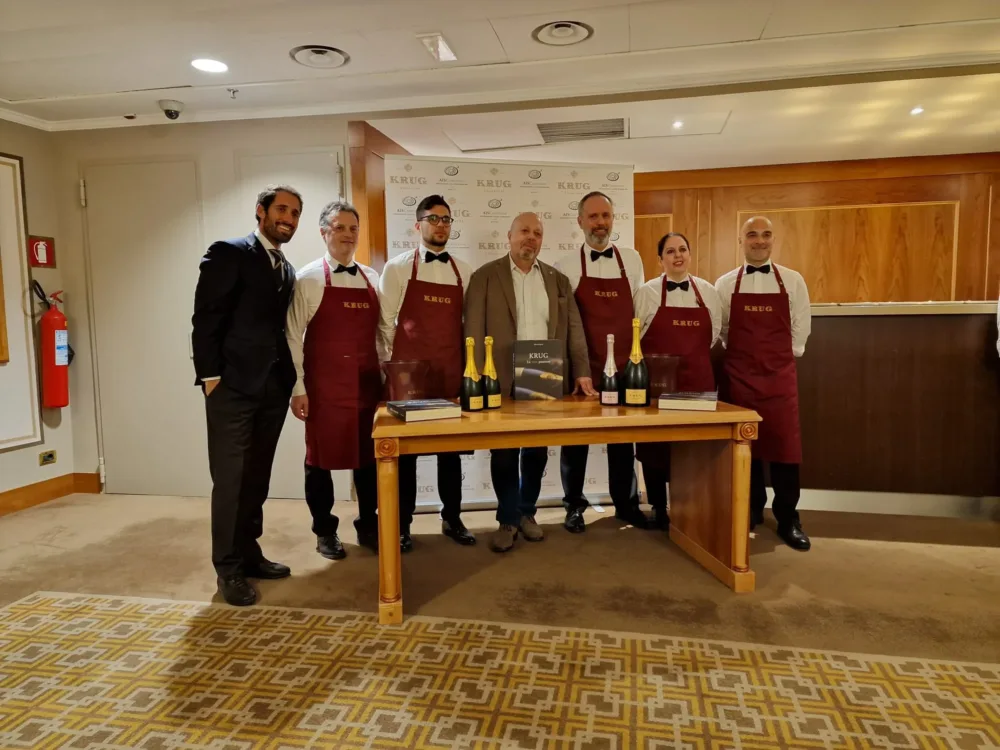 Gabriele Pollio, Alberto Lupetti ed i Sommeliers di servizio