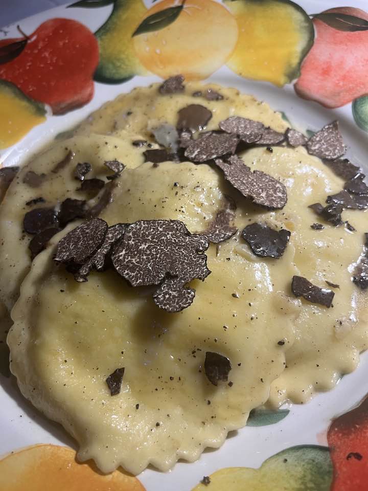 Palazzo Gentilcore - raviolo al tartufo