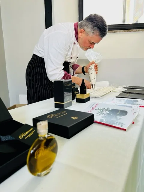 Chef Giuseppe Capano all'opera