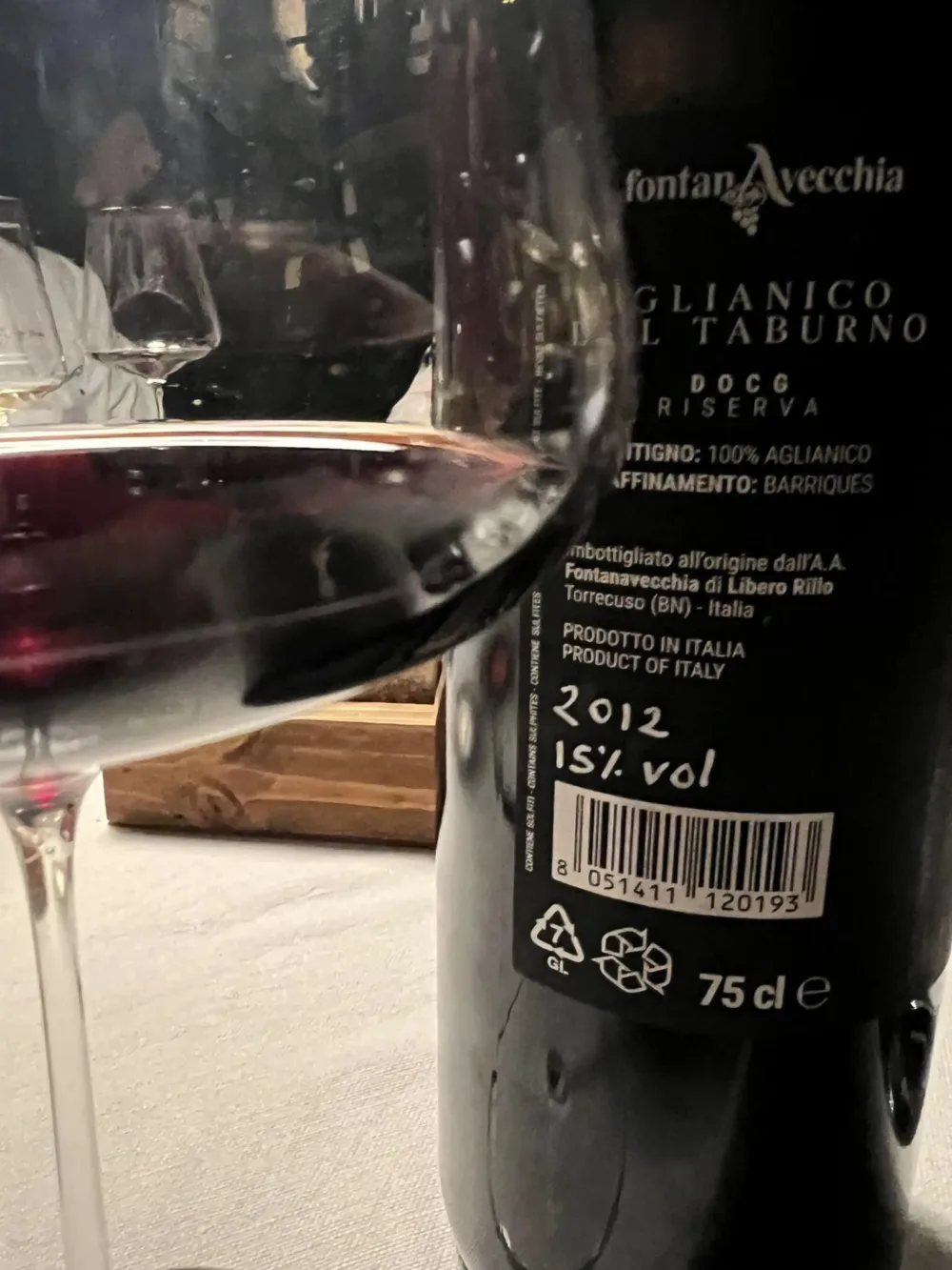 L'Aglianico del Taburno di Libero Rillo