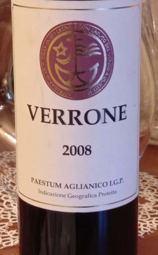 Paestum Aglianico Igp 2008 Verrone