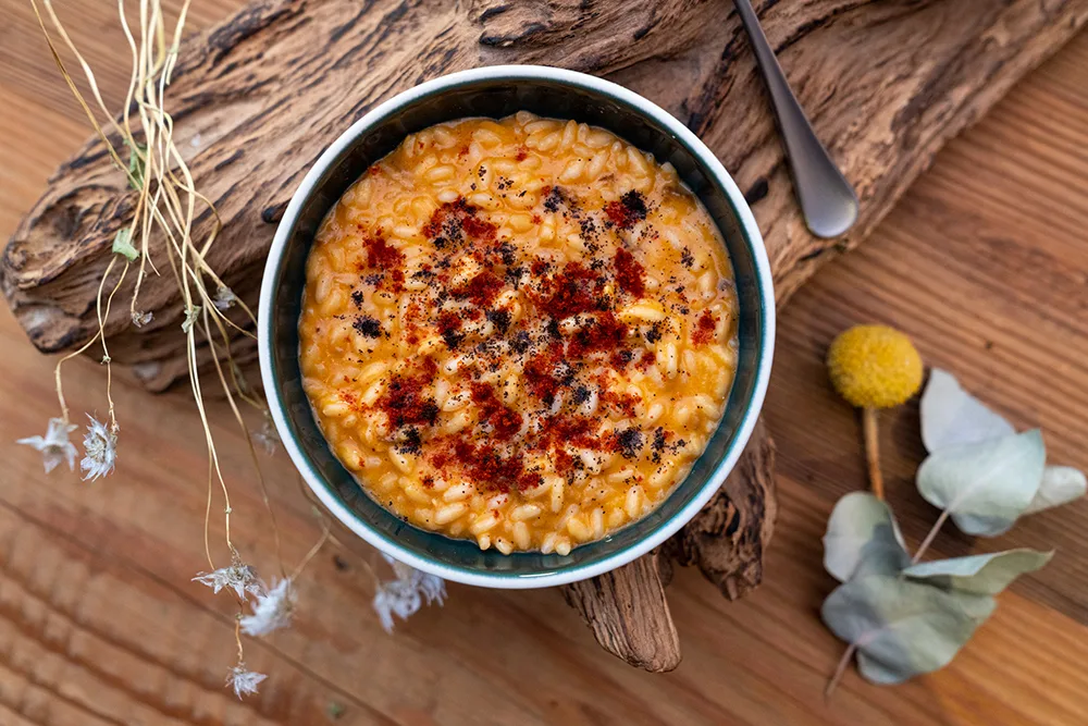Risotto, maiale, caffè, paprika - Igor Macchia