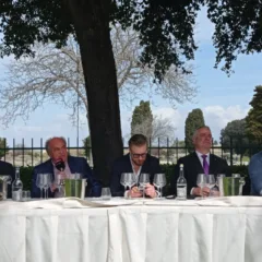 Relatori con Peppino Pagano