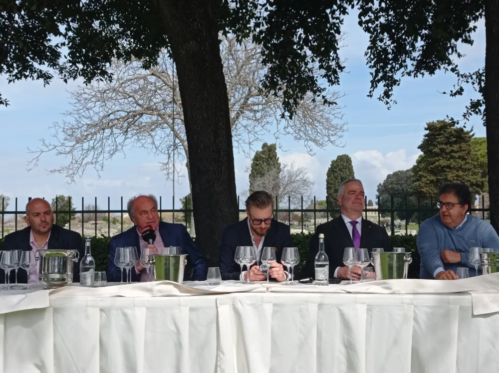 Relatori con Peppino Pagano