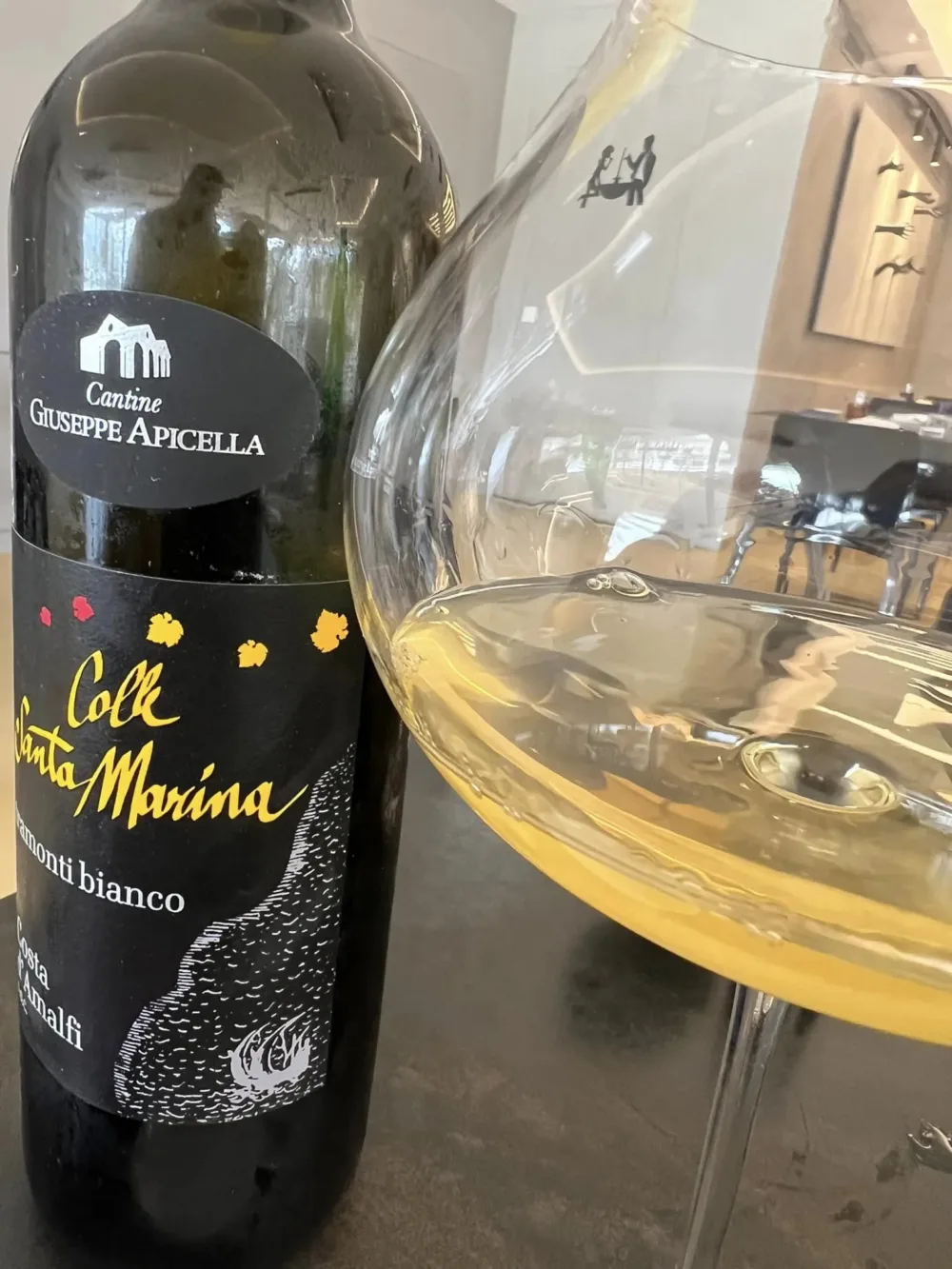 Il vino bianco di Prisco Apicella a Tramonti