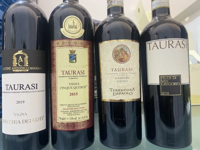 Taurasi-in-degustazione-Caggiano-Molettieri-Terredora-Feudi-di-San-Gregorio