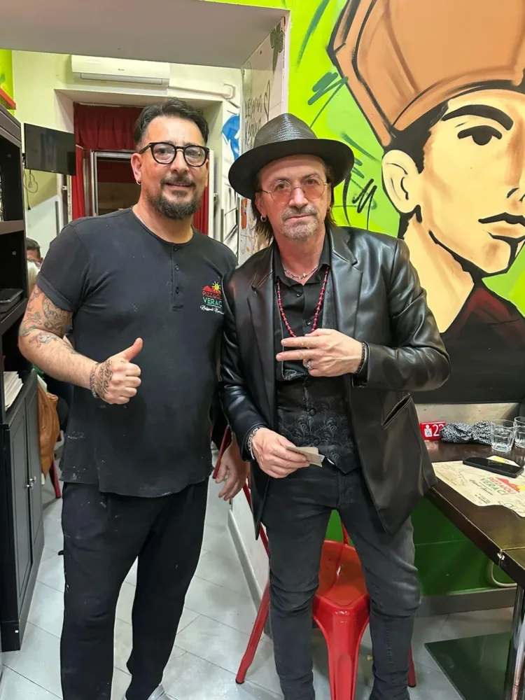 Bono e chef Alessandro Gargiulo