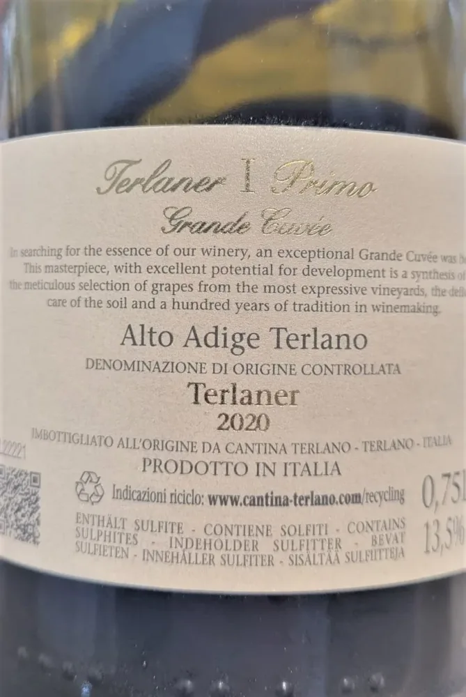 Cantina Terlano - terlano 20