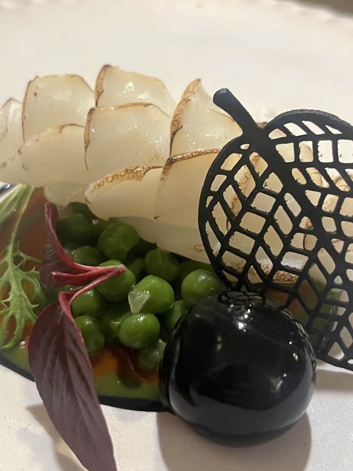 Cetaria - calamaro e piselli