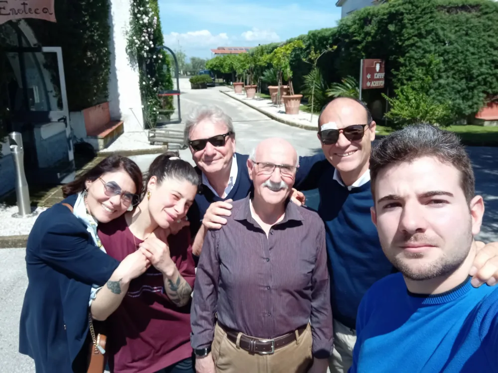 Con Maria Ida, Francesco Paolo e Tani Avallone, Cristina De Simone e Rosario Di Giacomo