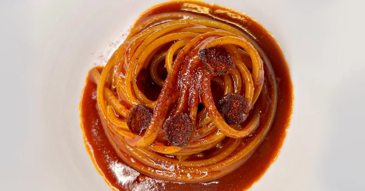 Spaghetto vegetale e peperone crusco - Emin Haziri