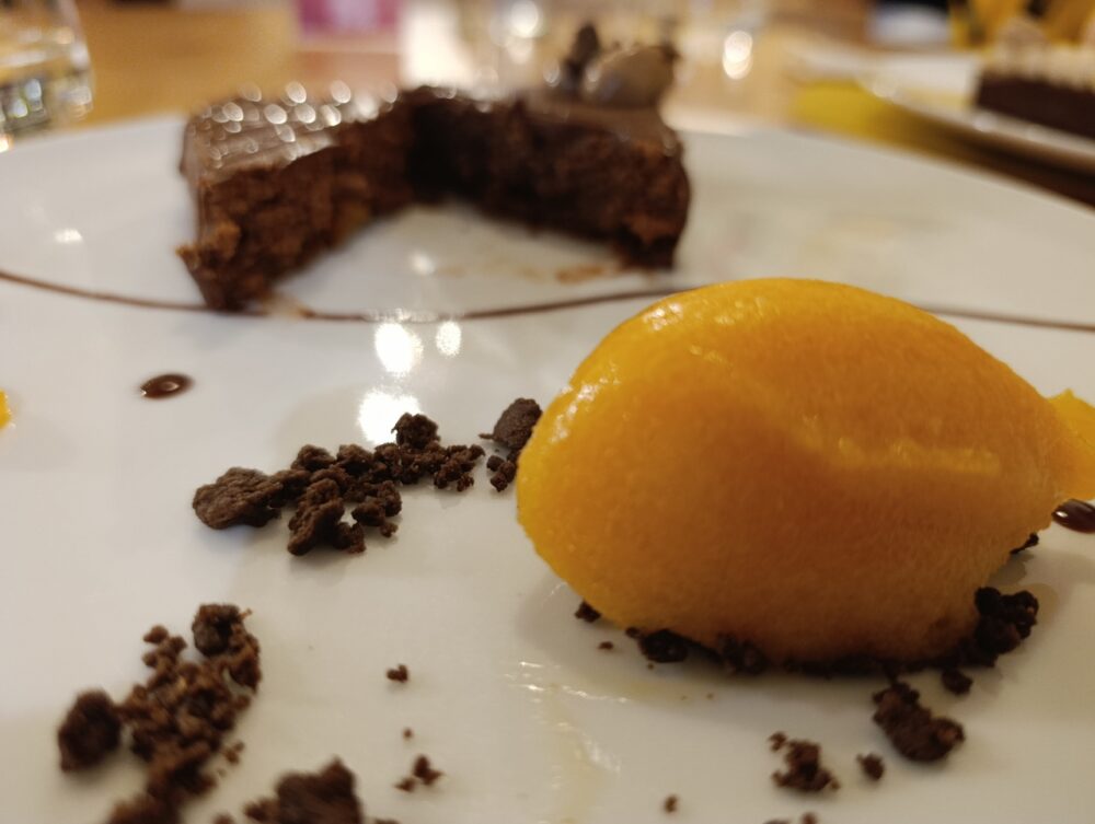 Il sorbetto all'albicocca