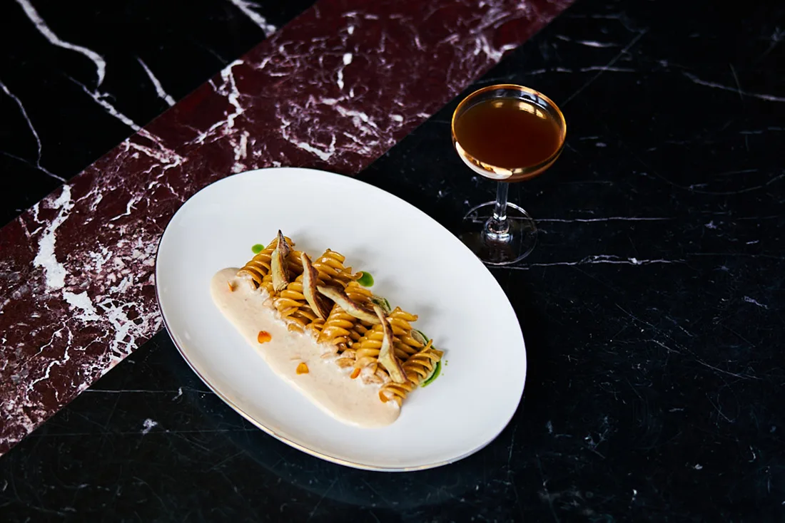 Eliche di Gragnano, pane, manzo, carciofi e menta - Alessandro Stefani