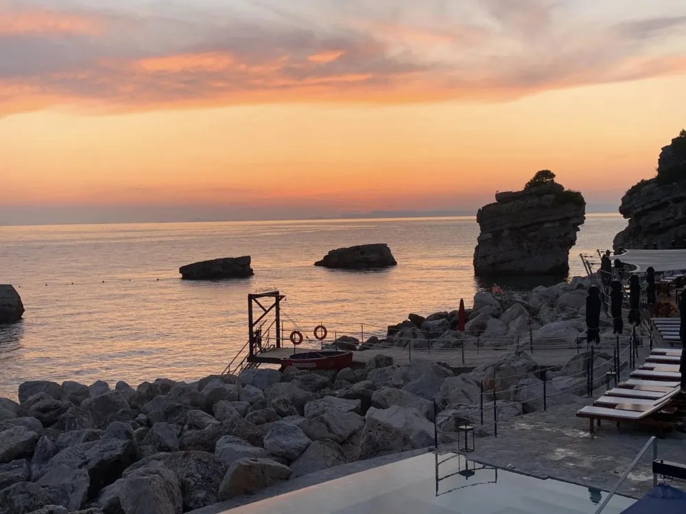 Ristorante Maxi a Capo La Gala, ancora uno scorcio al tramonto