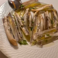 Dedicato a mio padre - Cannolicchi arrostiti