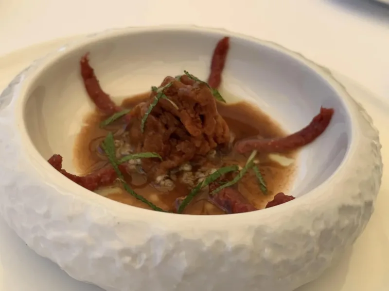 Uliassi a Senigallia, Ricci e semi di fichi