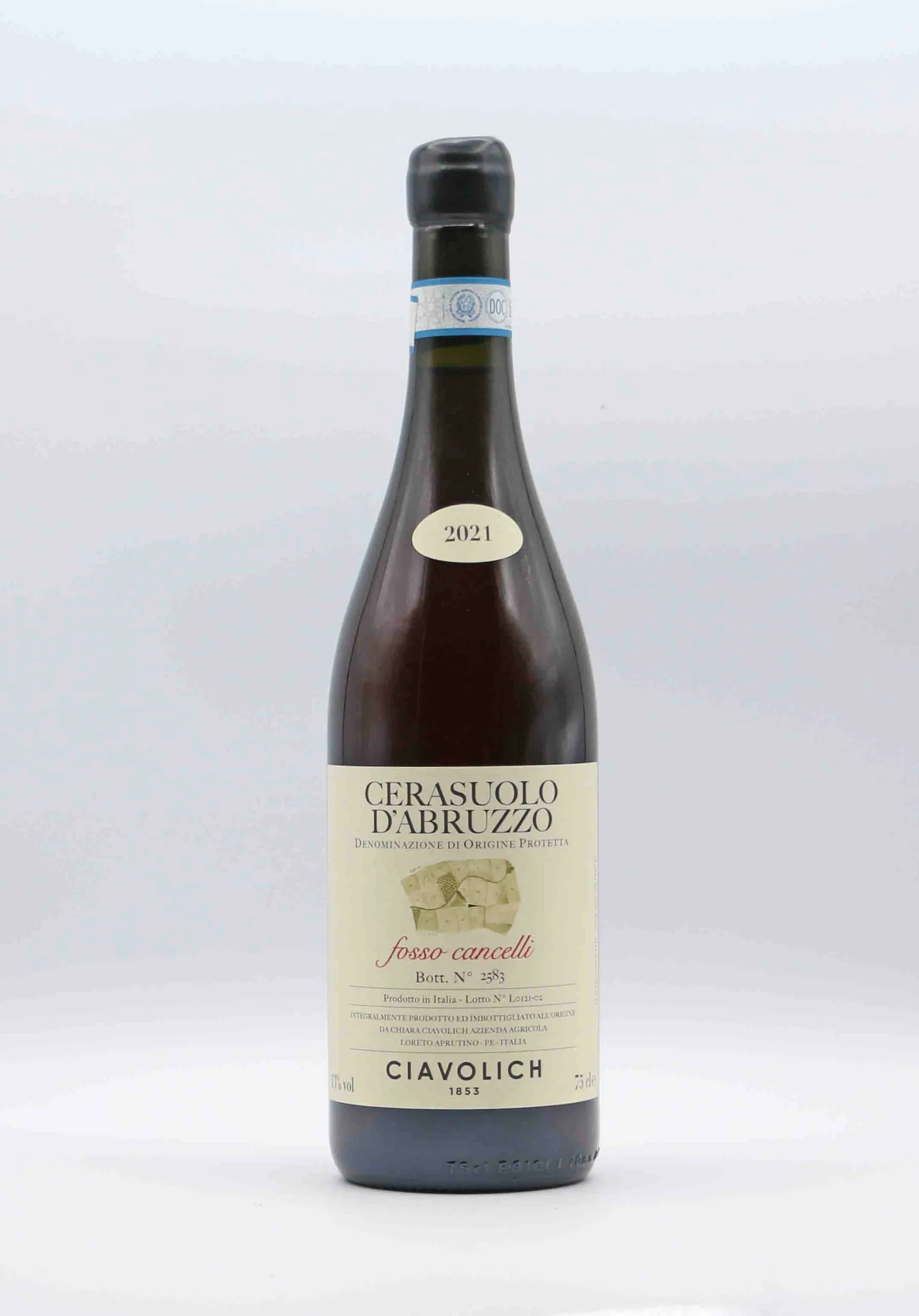 “Fosso Cancelli” Cerasuolo d’Abruzzo DOC 2021 Ciavolich