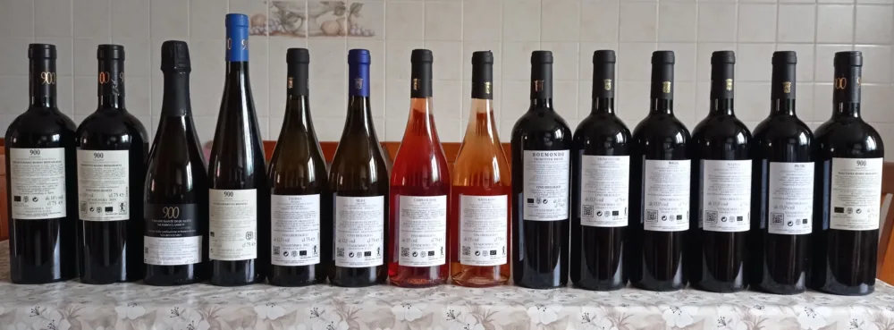 Controetichette vini Azienda Guarini