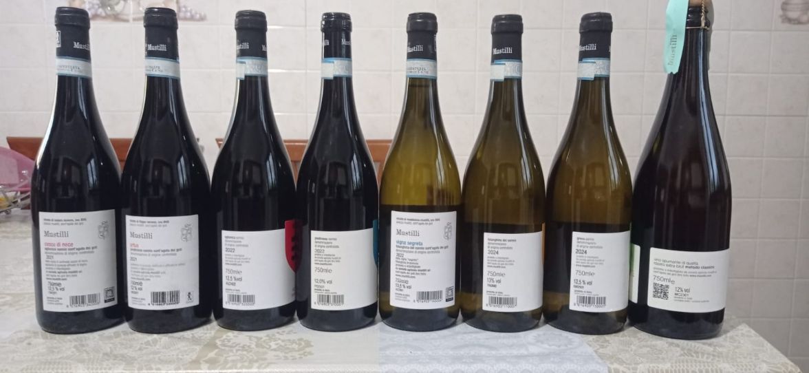 Controetichette vini Mustilli - Nuove annate