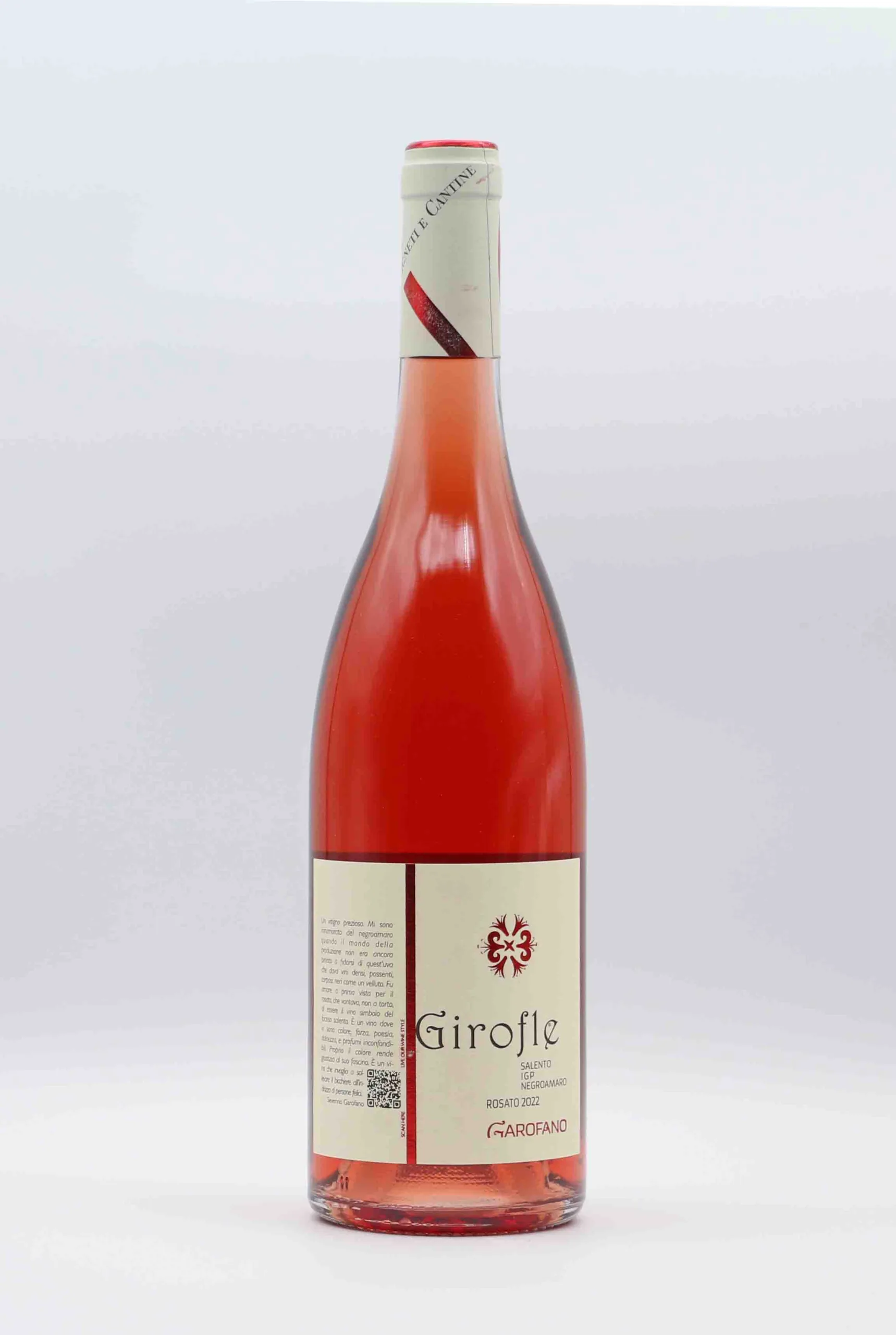 “Girofle” Salento IGP Rosato Negroamaro 2022 Garofano Vigneti e Cantine
