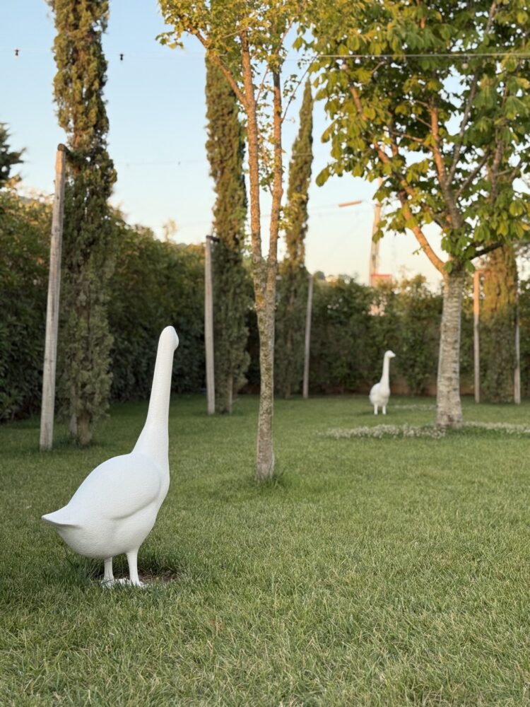 Oche (sculture dell’artista Peppe Perone) - Ocone Taburno Wine County