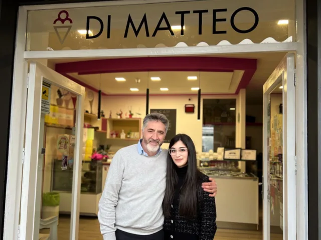 Raffaele Del Verme con sua figlia Adriana