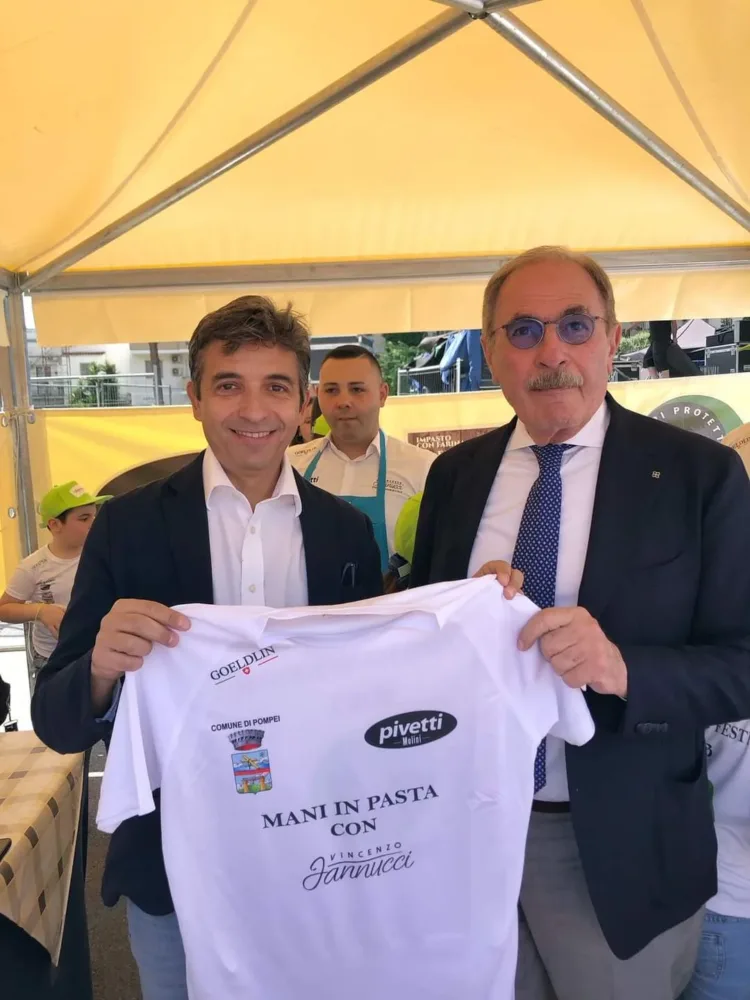 il sindaco Lo Sapio e Gianluca Pivetti