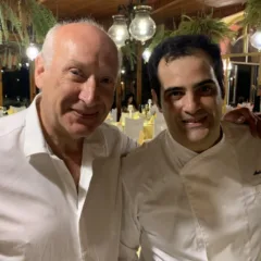 Antico Francischiello, il patron Francesco Gargiulo con lo chef Antonino Attardi