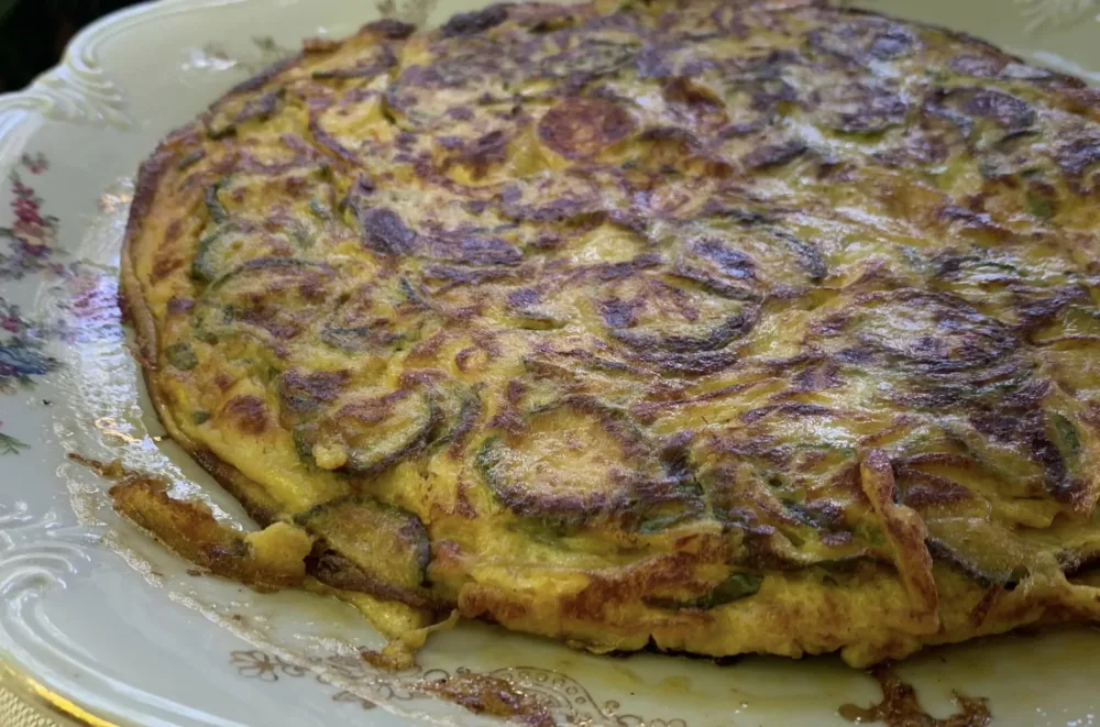 Villa Rosa di Nonna Rosa, frittata di zucchine