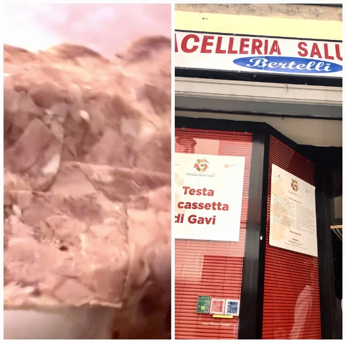 Testa in Cassetta della Macelleria Bertelli Agostino