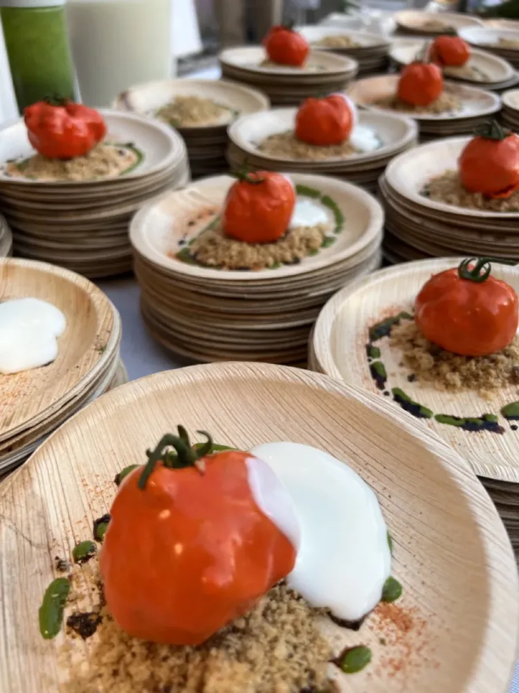 Costantini di Collalto di Tarcento (UD) Sembra un pomodoro... con crumble alle olive