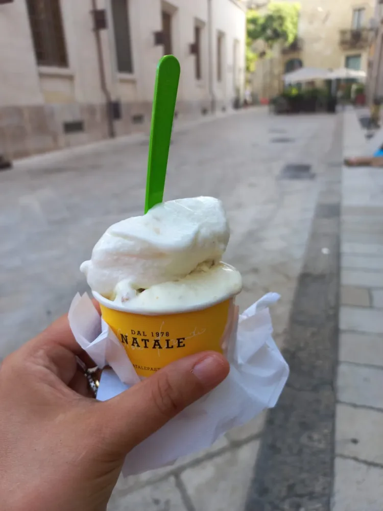 Il gelato al pasticciotto della Gelateria Natale - Lecce