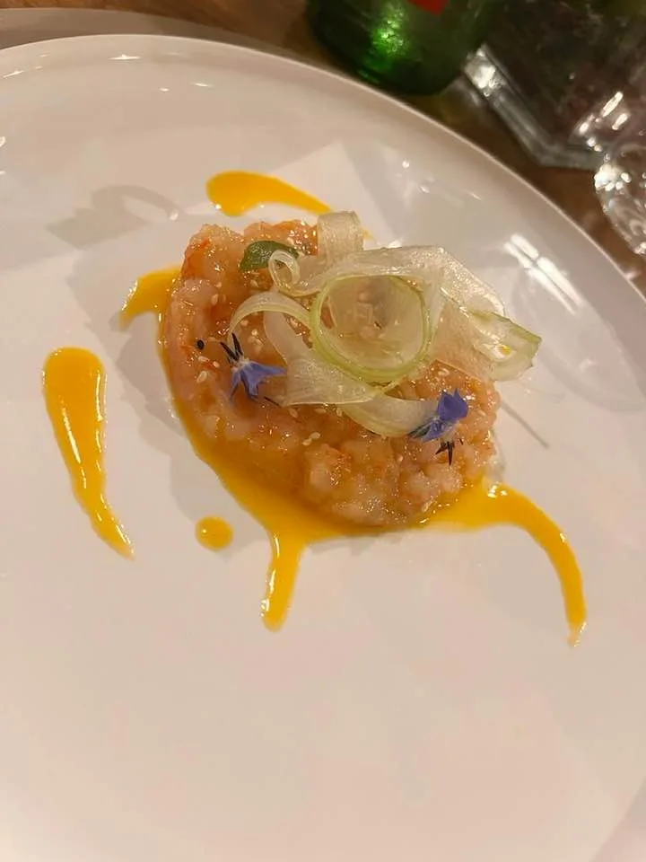 Il riccio - tartarre di gamberi