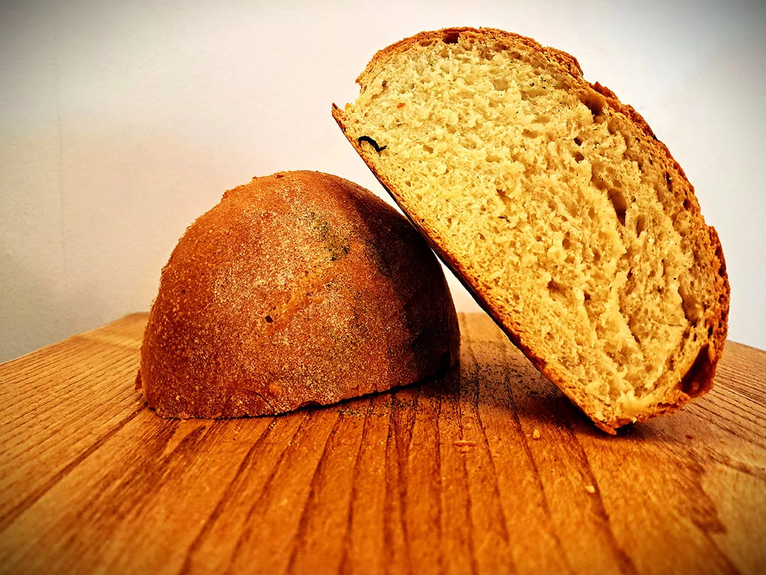 Pagnotta rustica al riso e gorgonzola - Stefano Minervino