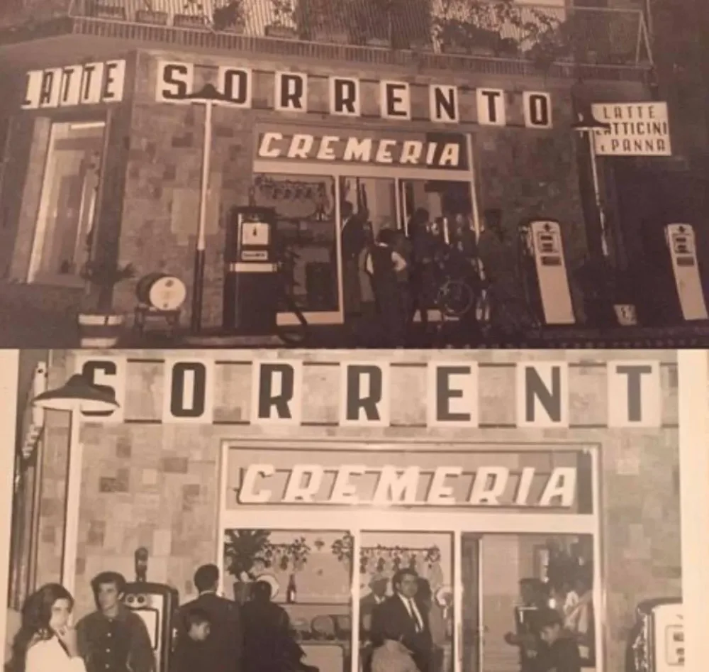 Raffaele Sorrentino - L'esterno della Cremeria Sorrento in Via Morghen