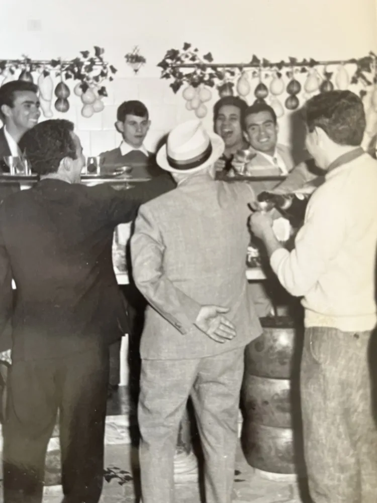 Raffaele Sorrentino all'inaugurazione della Cremeria Sorrento